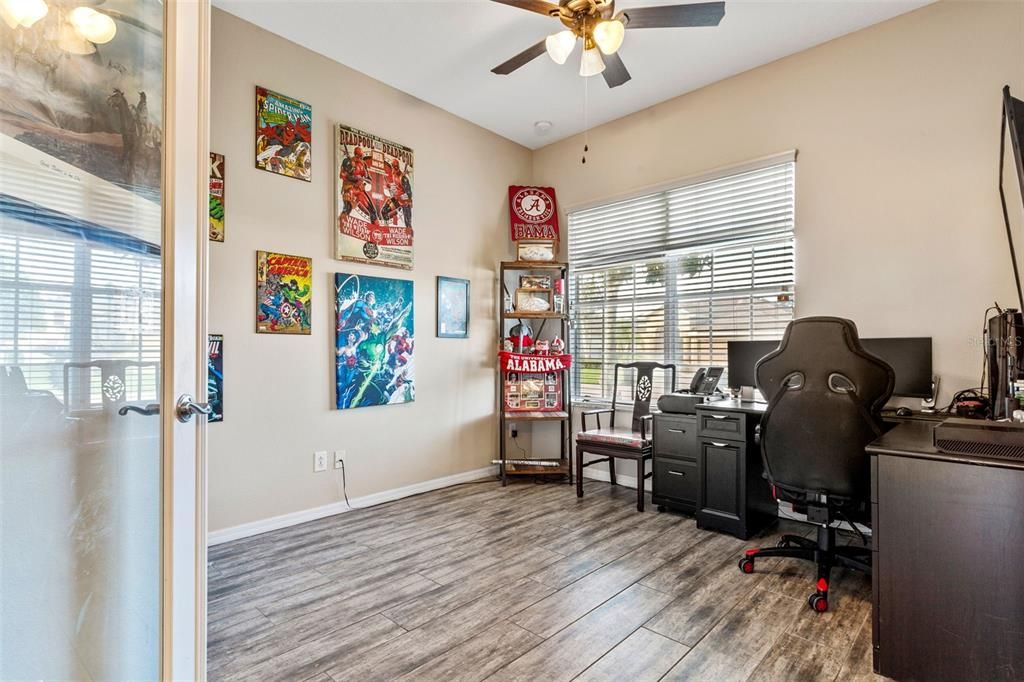 Home Office, Interior, Wood Texture Flooring