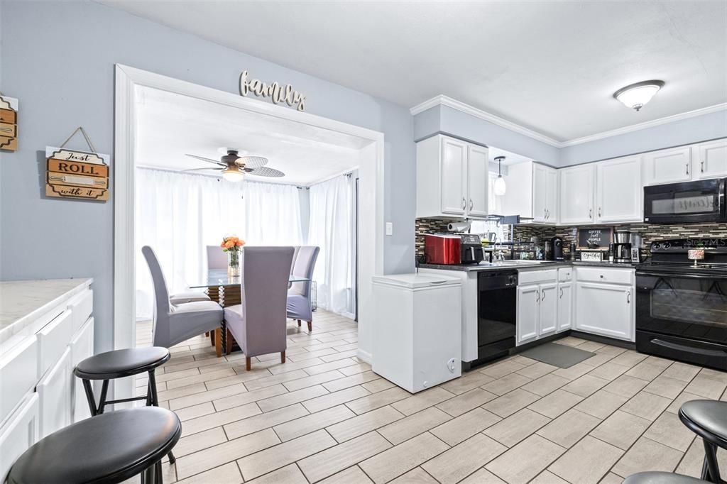 Dining room, Interior, Kitchen, Wood Texture Flooring