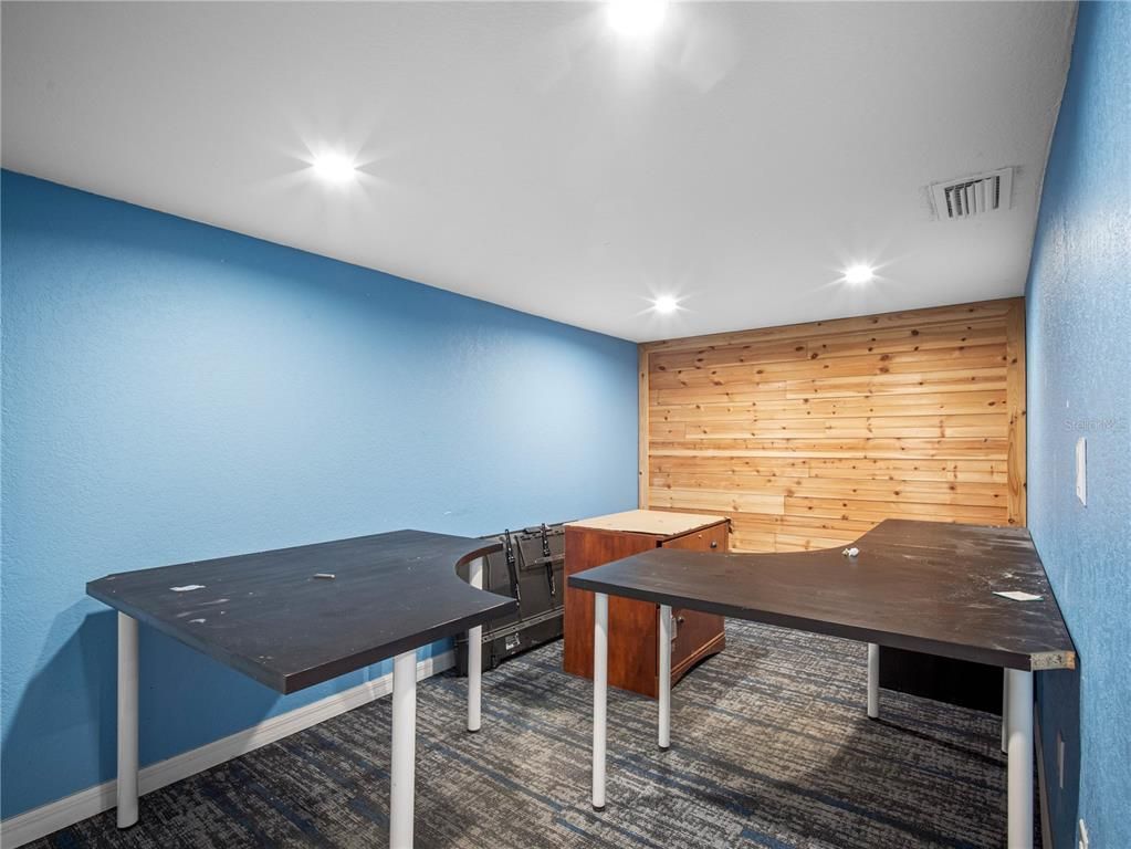 Interior, Recessed Lighting, Wooden Walls