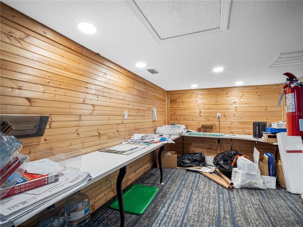 Interior, Recessed Lighting, Wooden Walls