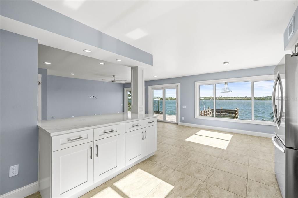 Interior, Kitchen, Pendant Lights, Recessed Lighting, Water