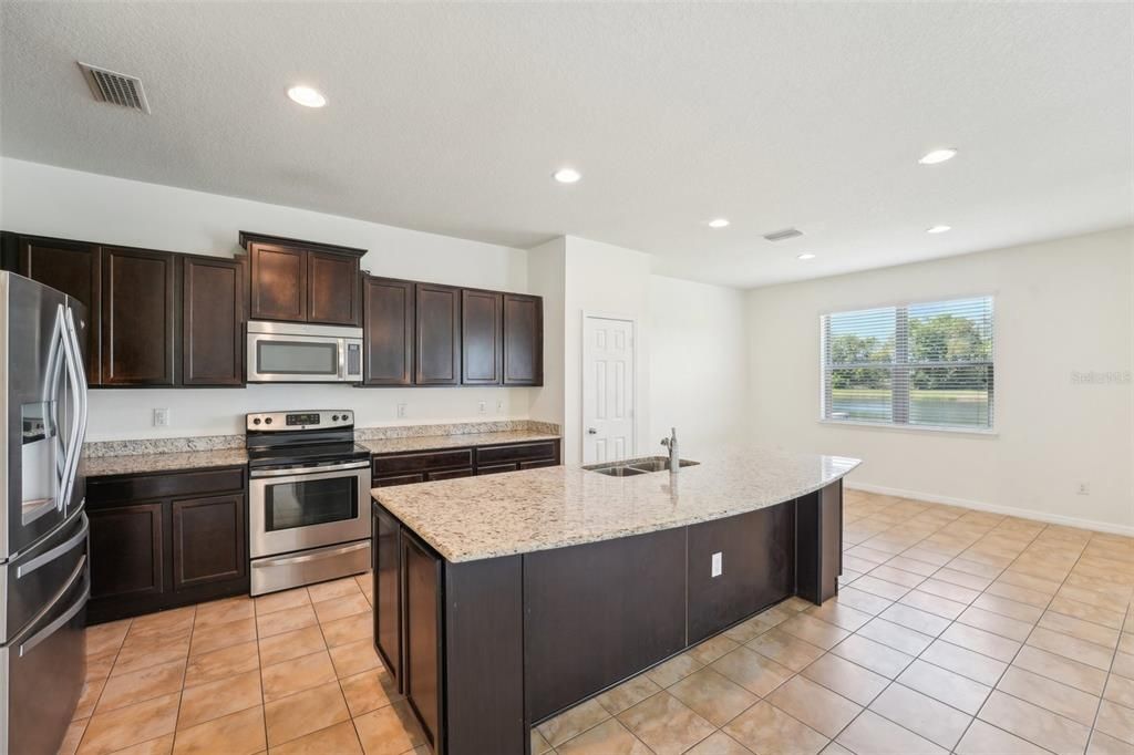Interior, Kitchen, Recessed Lighting, Stainless Steel Appliances