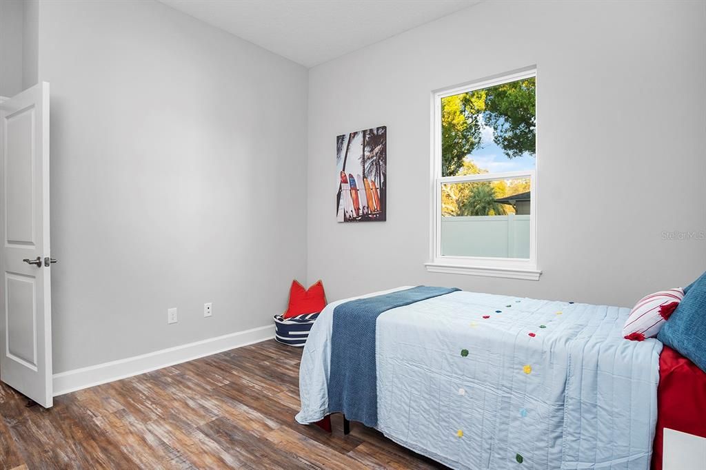 Bedroom, Interior, Wood Texture Flooring