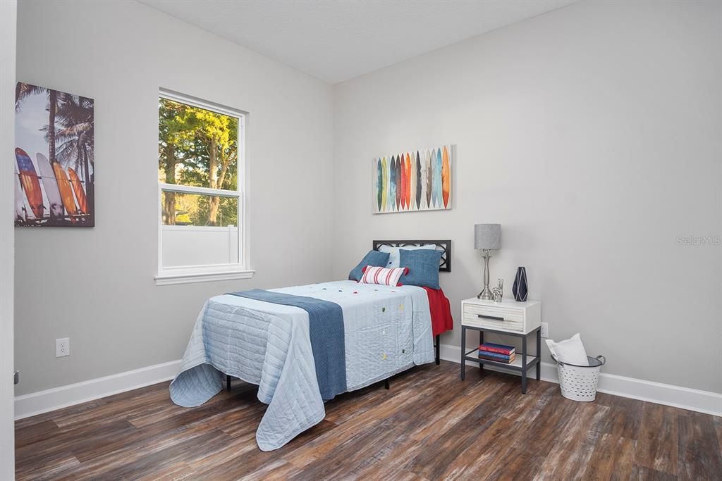 Bedroom, Interior, Wood Texture Flooring