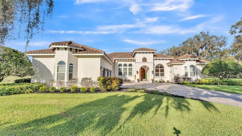 Backyard, Exterior, Facade, Mediterranean