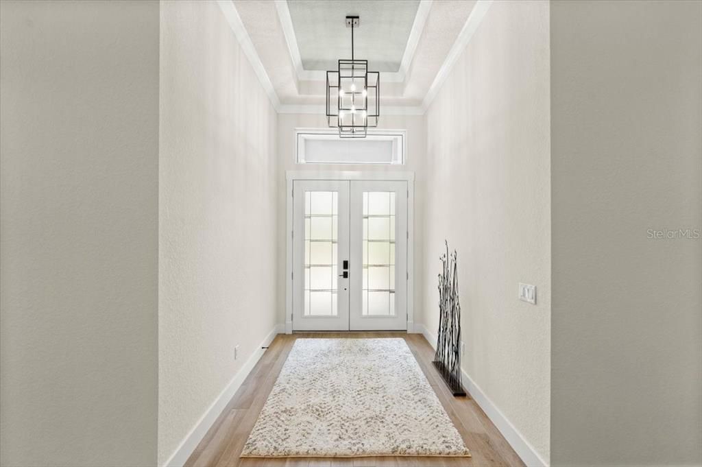 Interior, Pendant Lights, Wood Texture Flooring