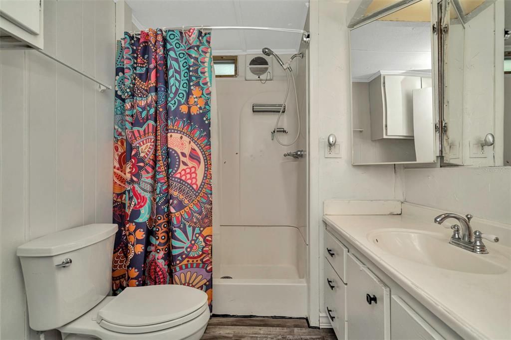 Bathroom, Interior, Wood Texture Flooring