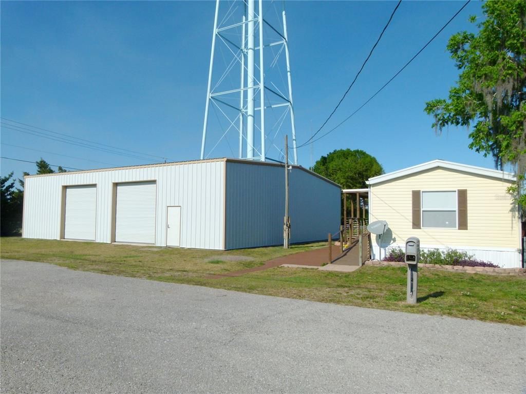 Backyard, Detached Garage, Exterior