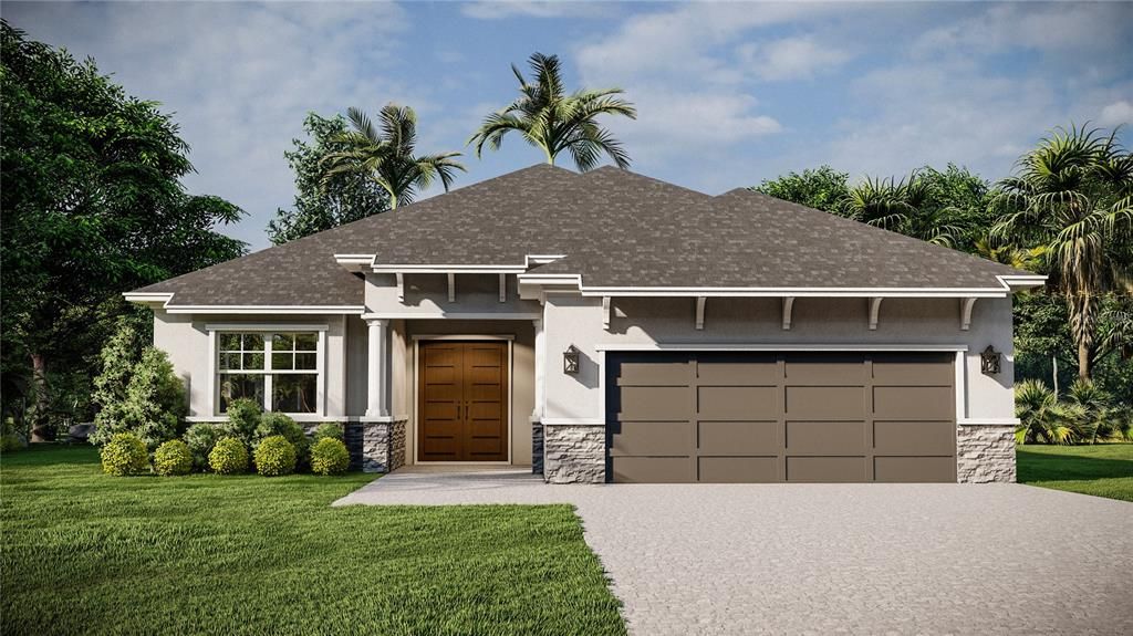 Attached, Exterior, Facade, Modern