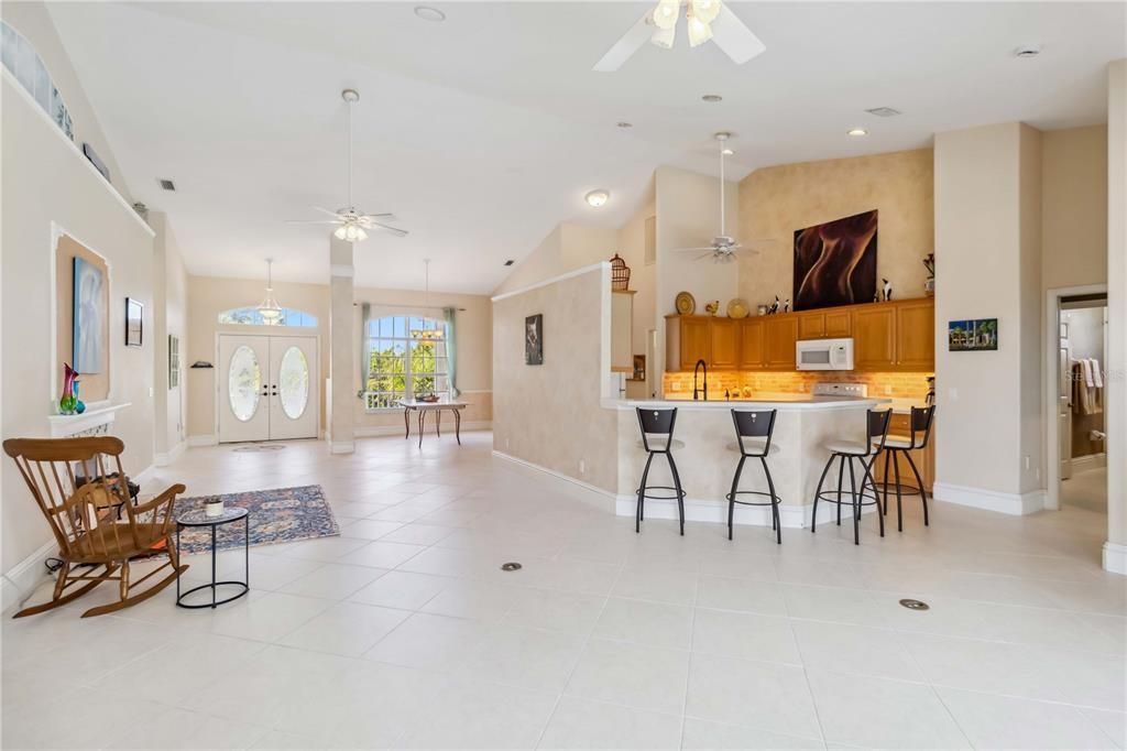 Interior, Kitchen, Pendant Lights, Recessed Lighting