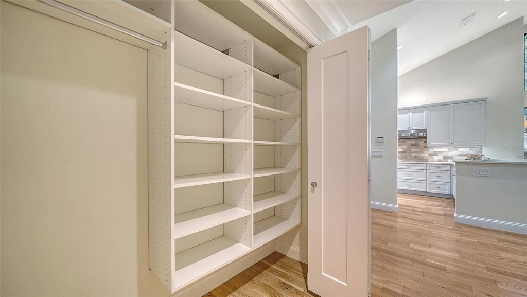 Interior, Recessed Lighting, Walk-in Closets, Wood Texture Flooring