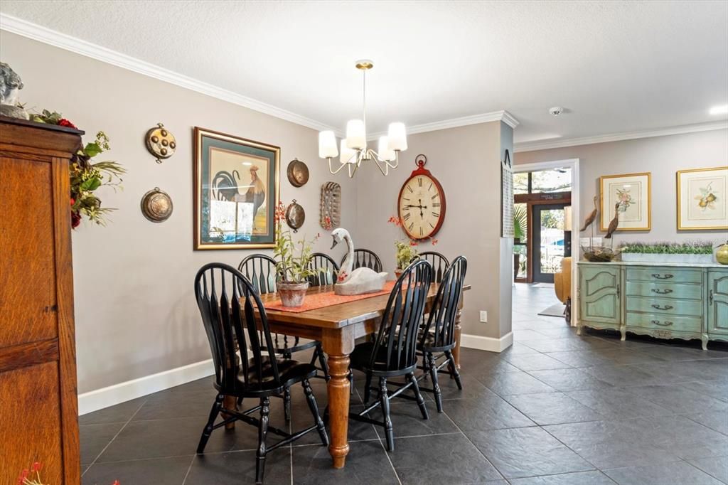 Chandelier, Dining room, Interior, Recessed Lighting