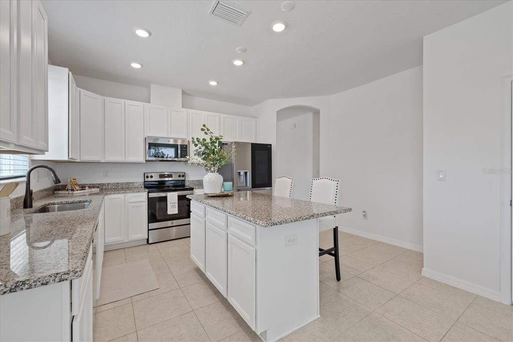 Interior, Kitchen, Recessed Lighting, Stainless Steel Appliances