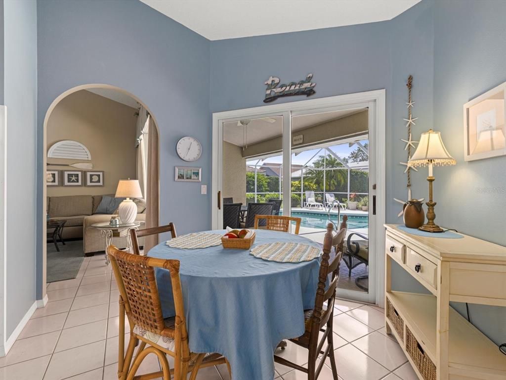 Dining room, Interior, Pool