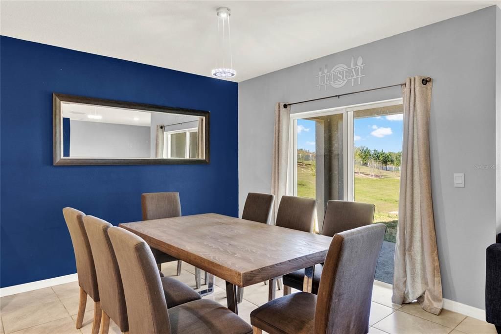 Dining room, Interior, Pendant Lights
