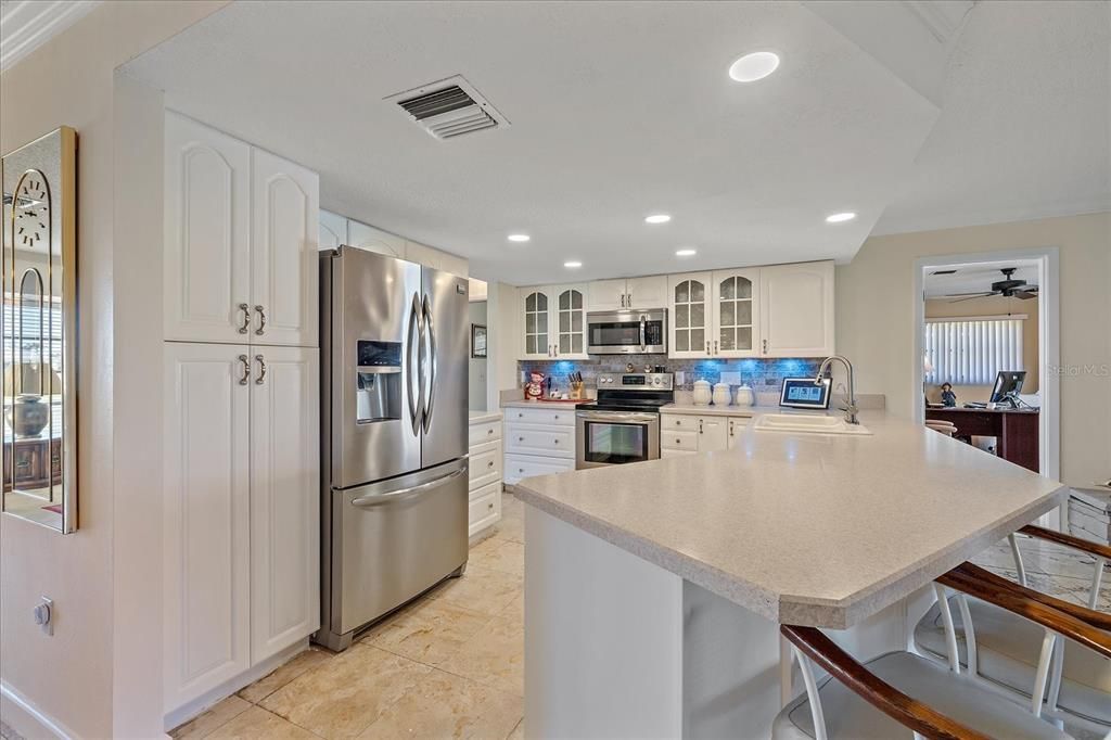 Interior, Kitchen, Recessed Lighting, Stainless Steel Appliances