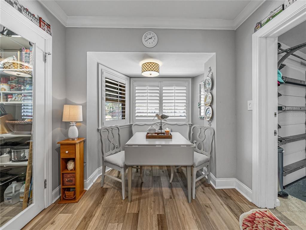 Dining room, Interior, Wood Texture Flooring