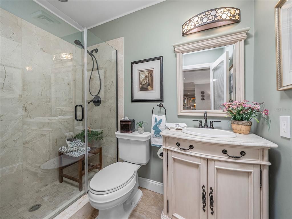 Bathroom, Glass Shower, Interior