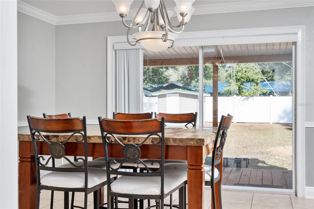 Chandelier, Dining room, Interior