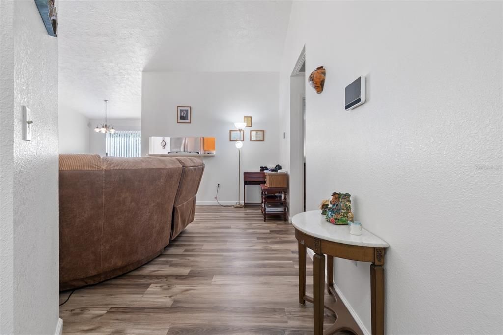 Interior, Pendant Lights, Piano, Wood Texture Flooring