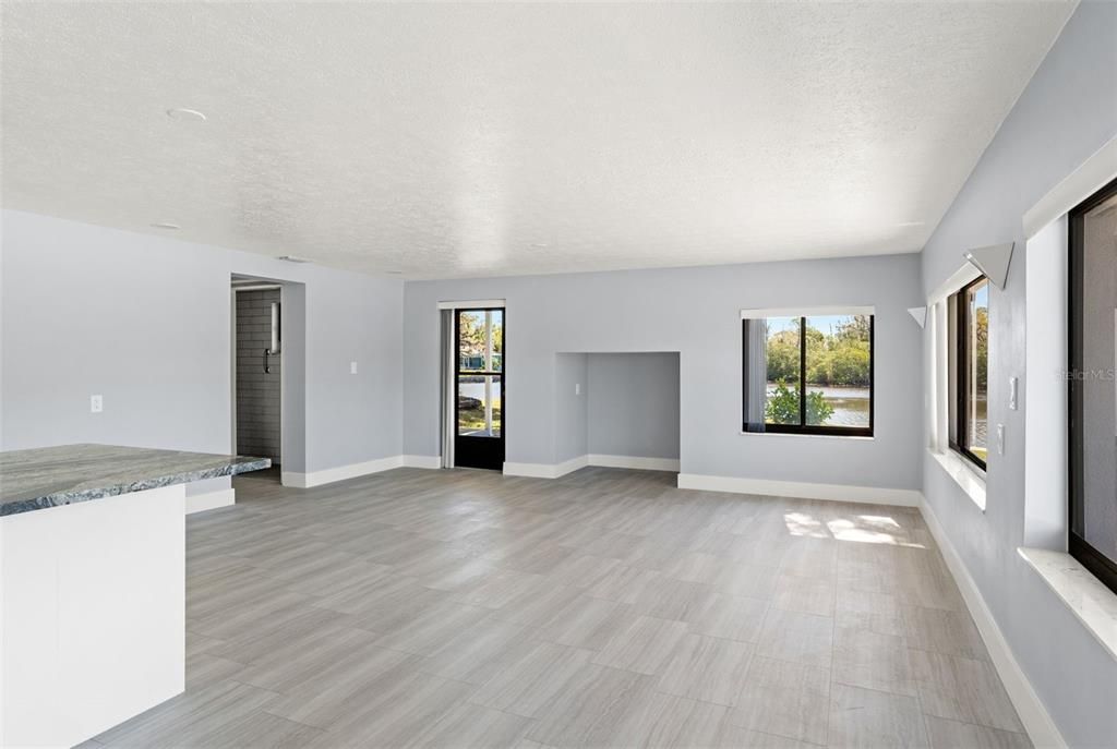 Empty room, Interior, Wood Texture Flooring
