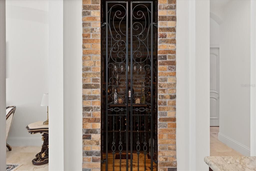 Interior, Stone Walls, Wine Storage
