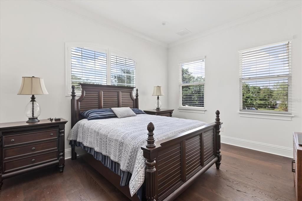 Bedroom, Interior, Wood Texture Flooring