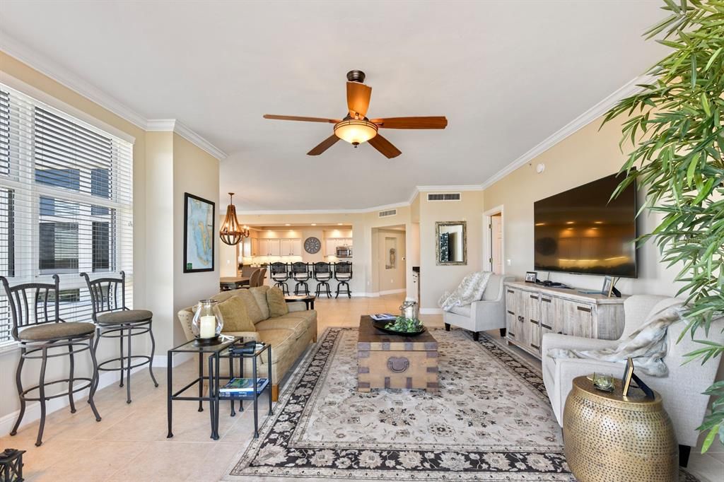 Dining room, Interior, Kitchen, Living room, Pendant Lights, Recessed Lighting