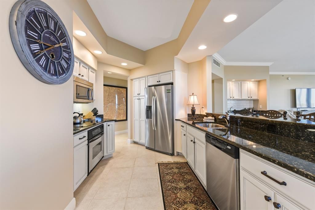 Interior, Kitchen, Recessed Lighting, Stainless Steel Appliances