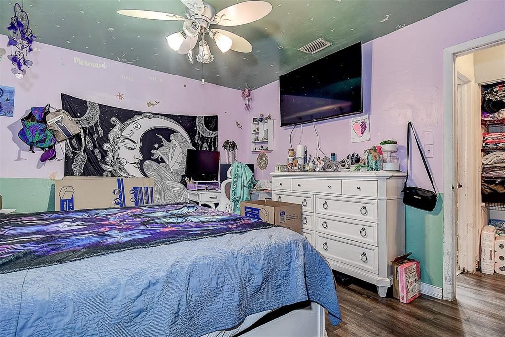 Bedroom, Interior, Wood Texture Flooring