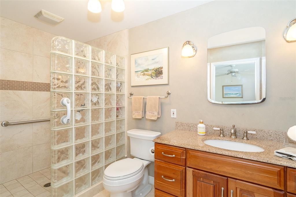 Bathroom, Glass Shower, Interior