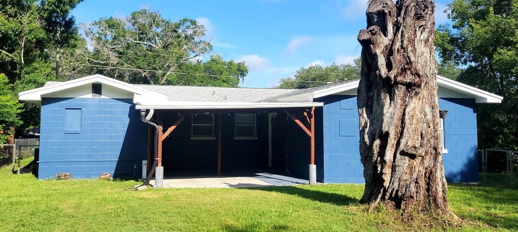Backyard, Detached Garage, Exterior
