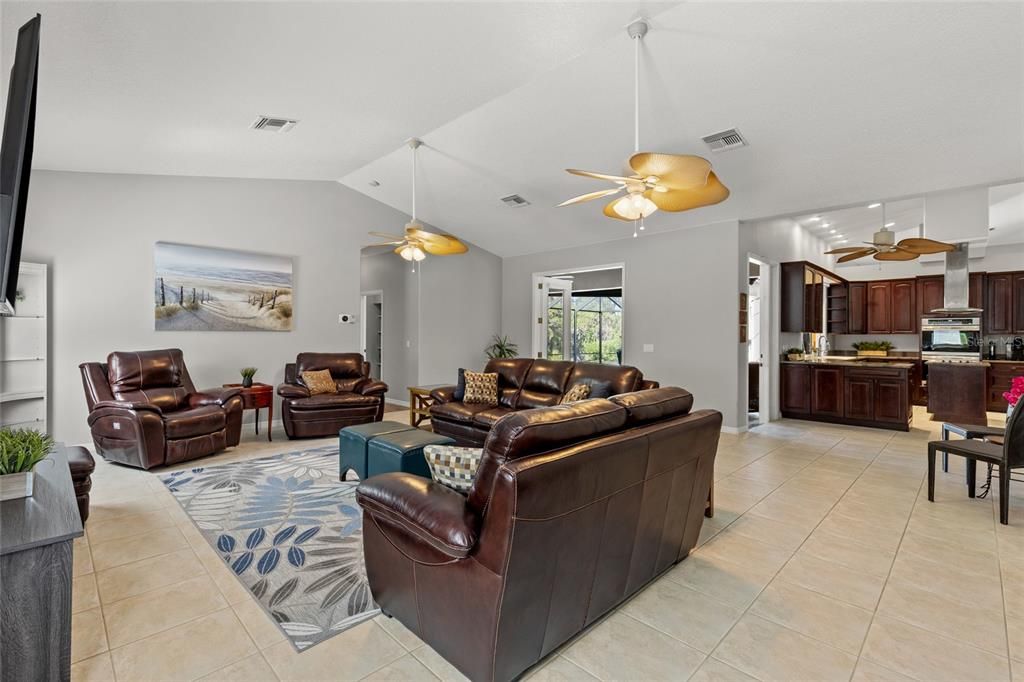 Interior, Kitchen, Living room