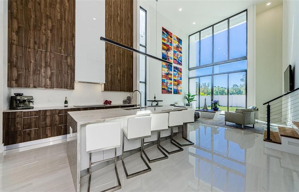 Interior, Kitchen, Recessed Lighting