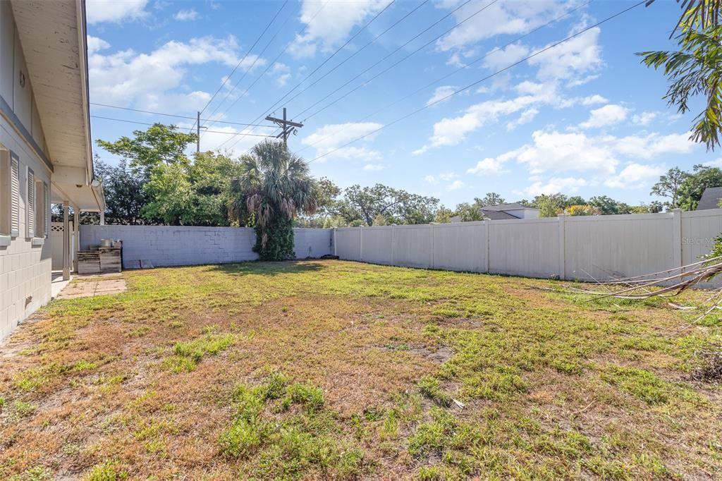 Backyard, Exterior