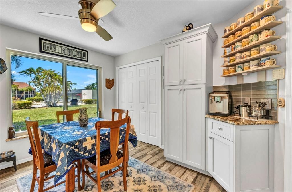 Dining room, Interior, Wood Texture Flooring