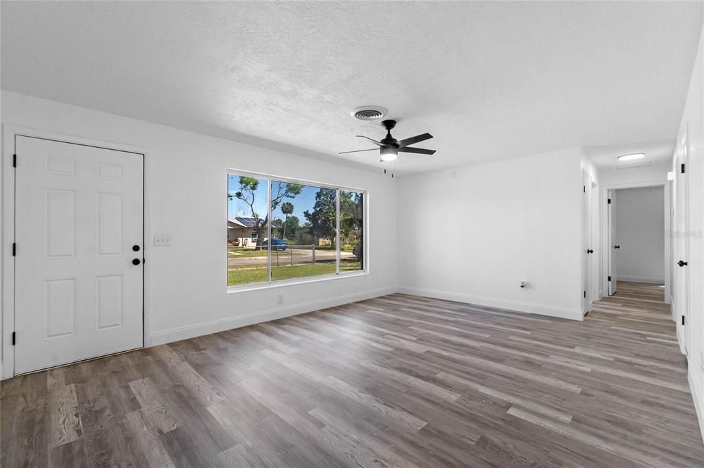 Empty room, Interior, Wood Texture Flooring