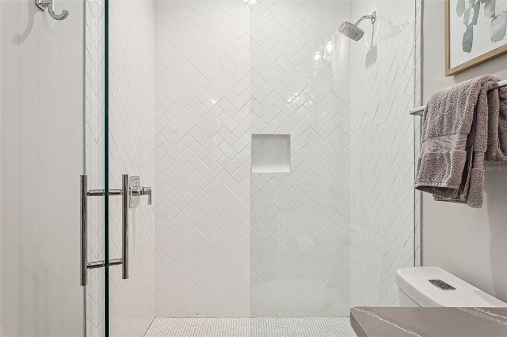 Bathroom, Glass Shower, Interior