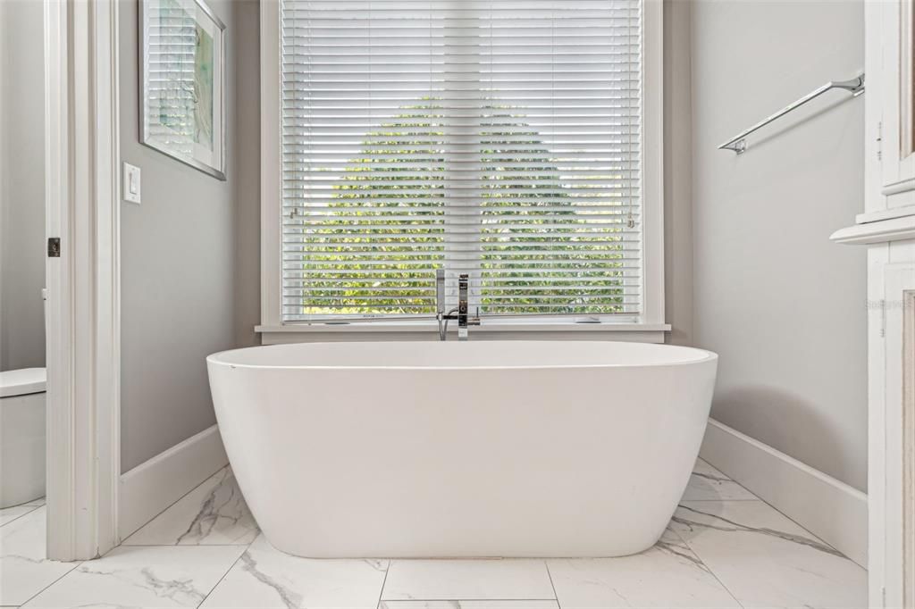 Bathroom, Free Standing Baths, Interior, Marble