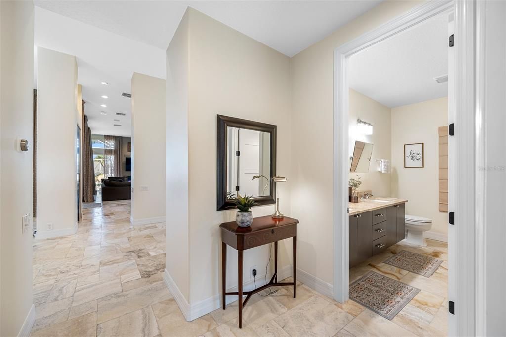 Bathroom, Interior, Recessed Lighting