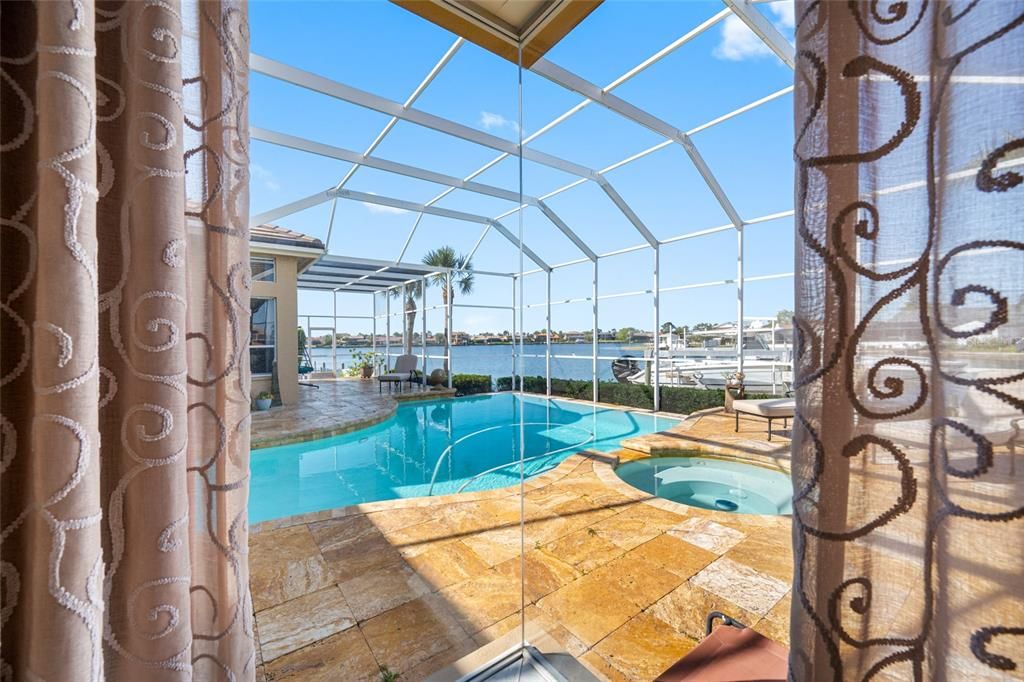 Glass Ceilings, Interior, Pool, Sun Room, Water