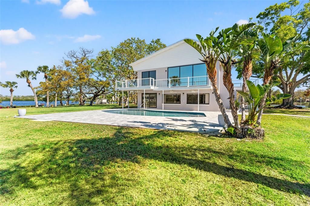 Backyard, Exterior, Pool, Water