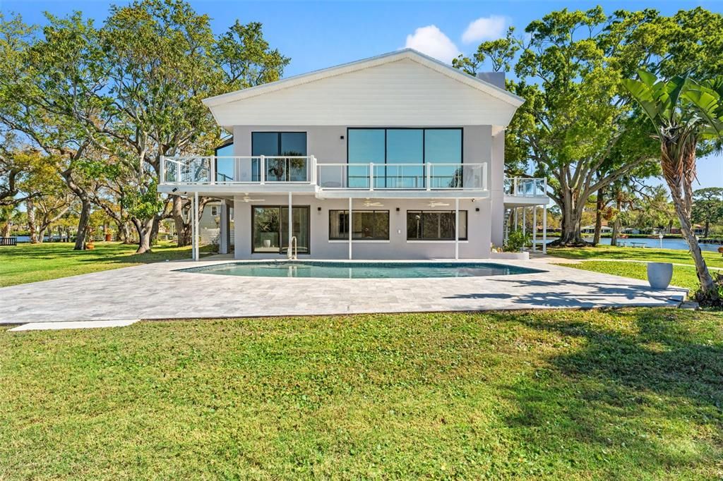 Backyard, Exterior, Pool, Water