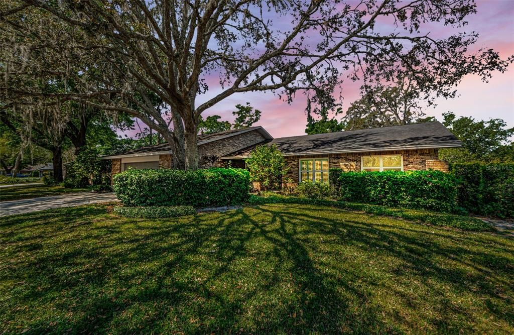 Attached, Backyard, Exterior, Facade, Brick Facade, Ranch