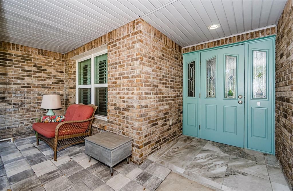 Exterior, Interior, Recessed Lighting, Stone Walls