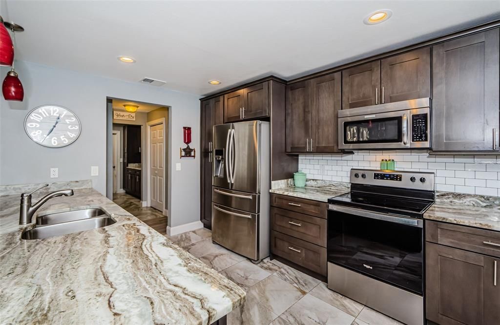 Interior, Kitchen, Recessed Lighting, Stainless Steel Appliances