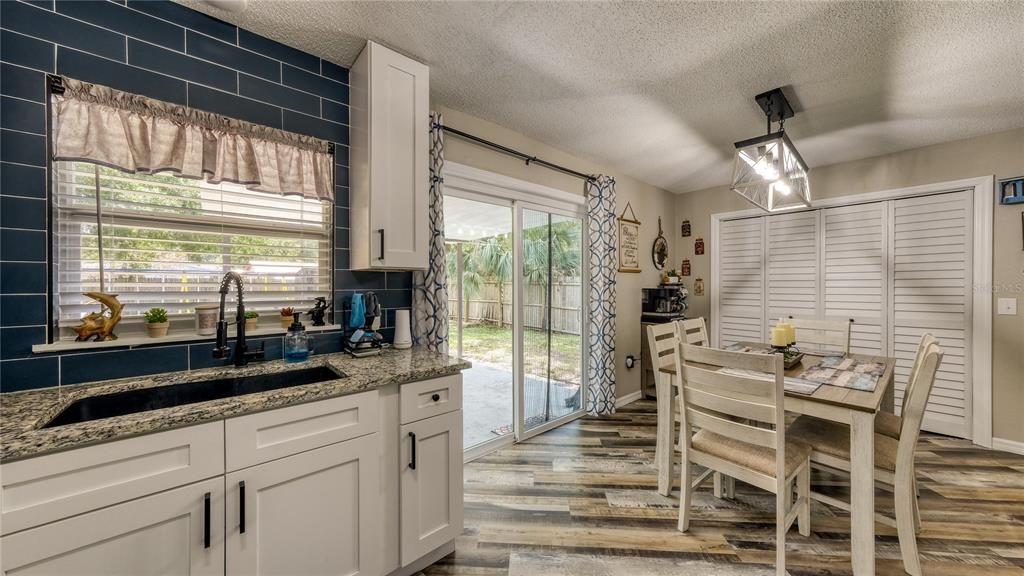 Dining room, Interior, Wood Texture Flooring