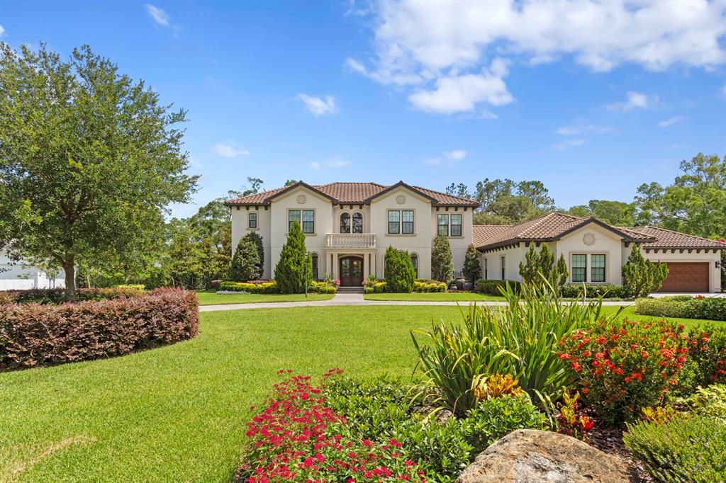 Backyard, Exterior, Facade, Mediterranean