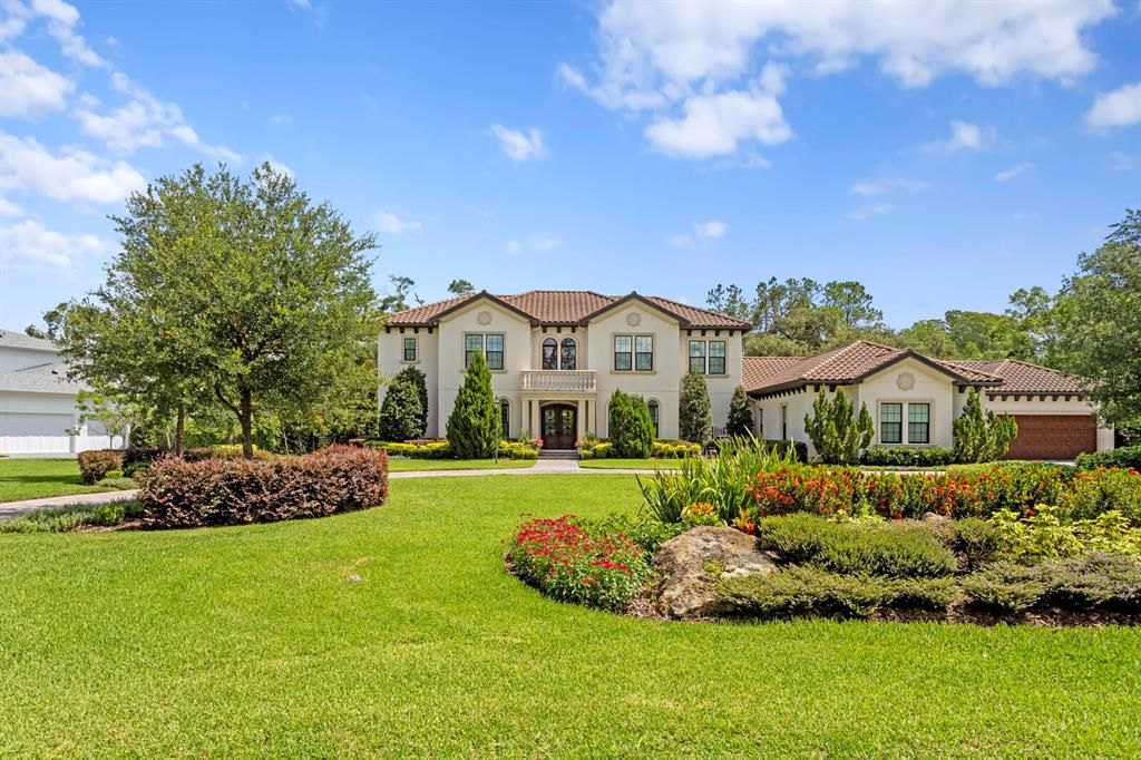 Backyard, Exterior, Facade, Mediterranean