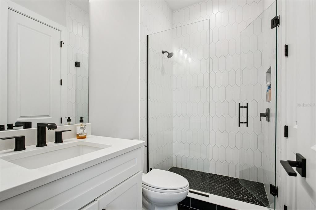 Bathroom, Glass Shower, Interior